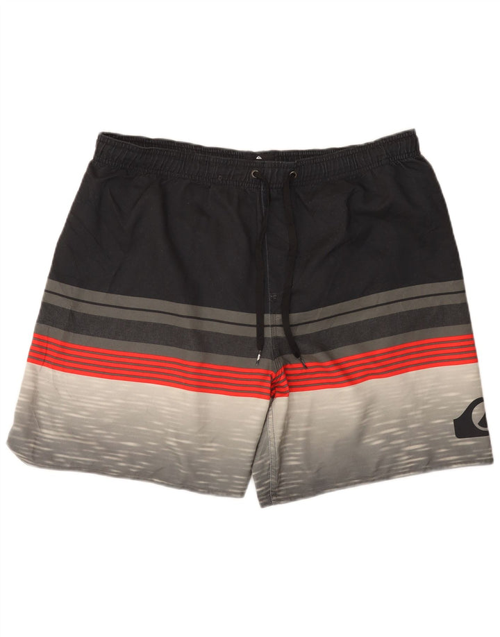 Quiksilver Badeshorts til mænd 2XL Sort Colourblock Polyester