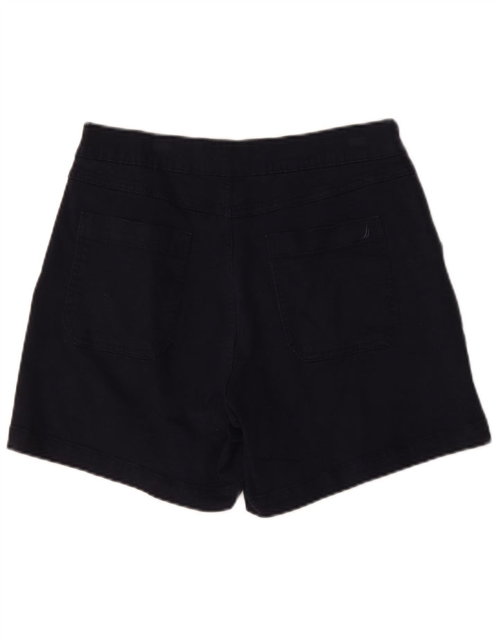 Nautica chinoshorts til kvinder Medium W30 Marineblå bomuld