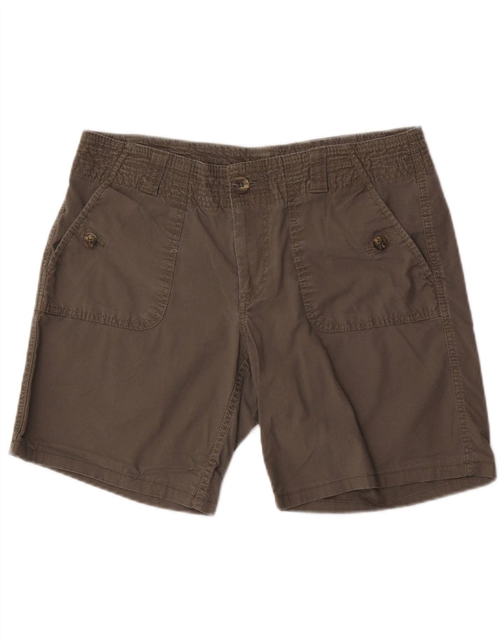 Dockers Womens Curvy Mid Rise Chino Shorts US 8 Medium W32 Grå Bomuld