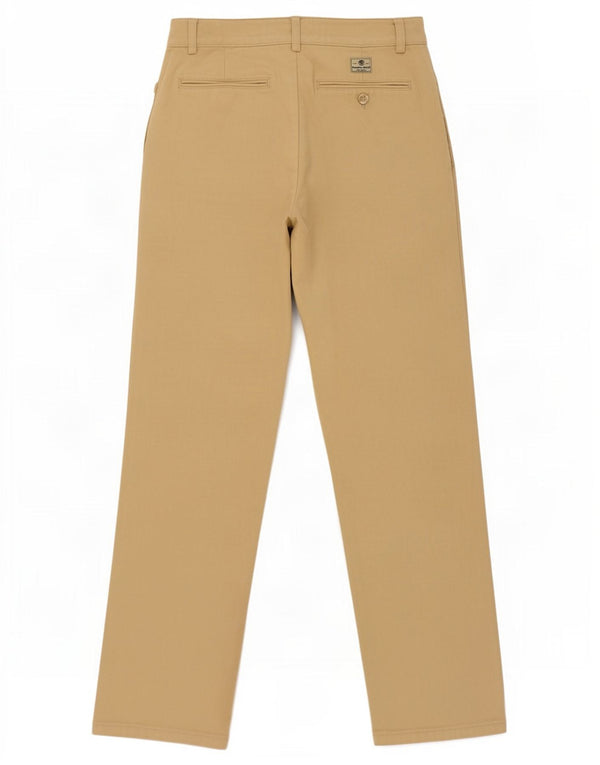Pacific Trail Mens Straight Casual Trousers W31 L34 Beige Cotton