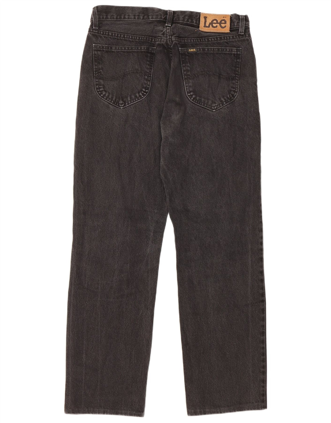 Lee Herre Chicago Straight Jeans W34 L29 Sort Bomuld