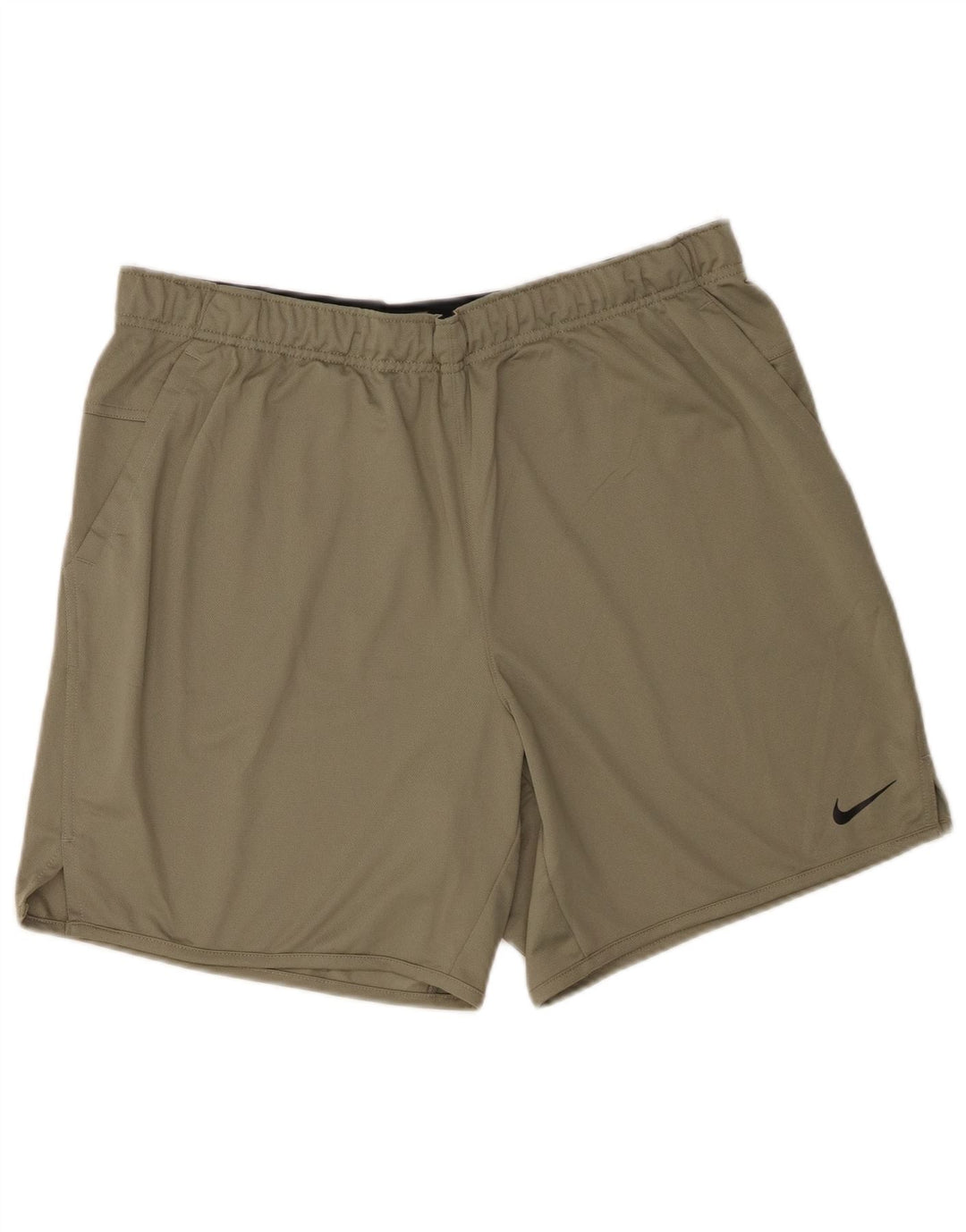 Nike Herre Dri Fit Sportshorts XL Khaki Polyester