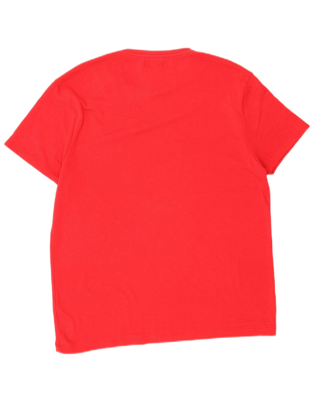 Zara Herre T-Shirt Top Stor Rød