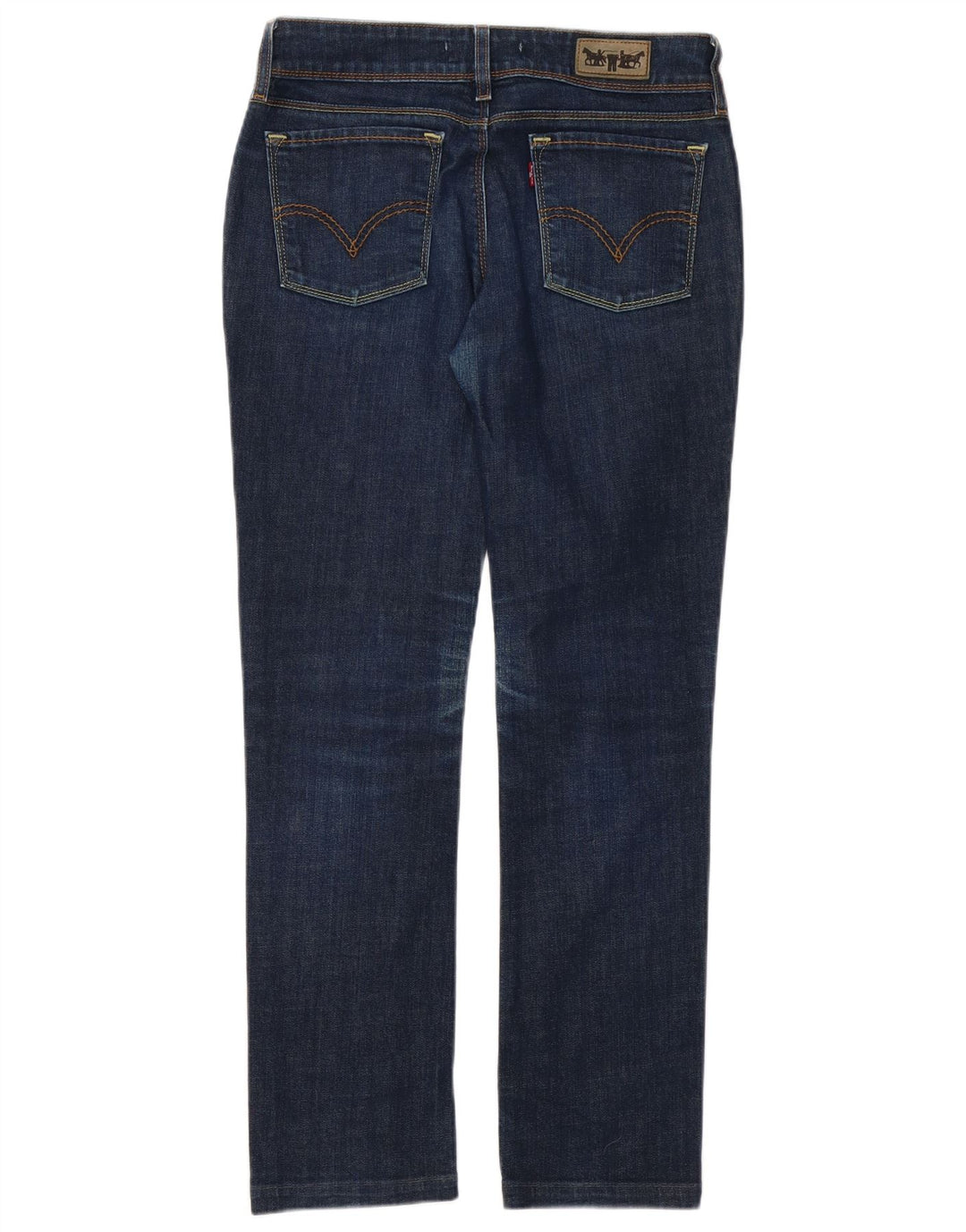 Levi's Dame 571 Slim Jeans W32 L30 Marineblå Bomuld