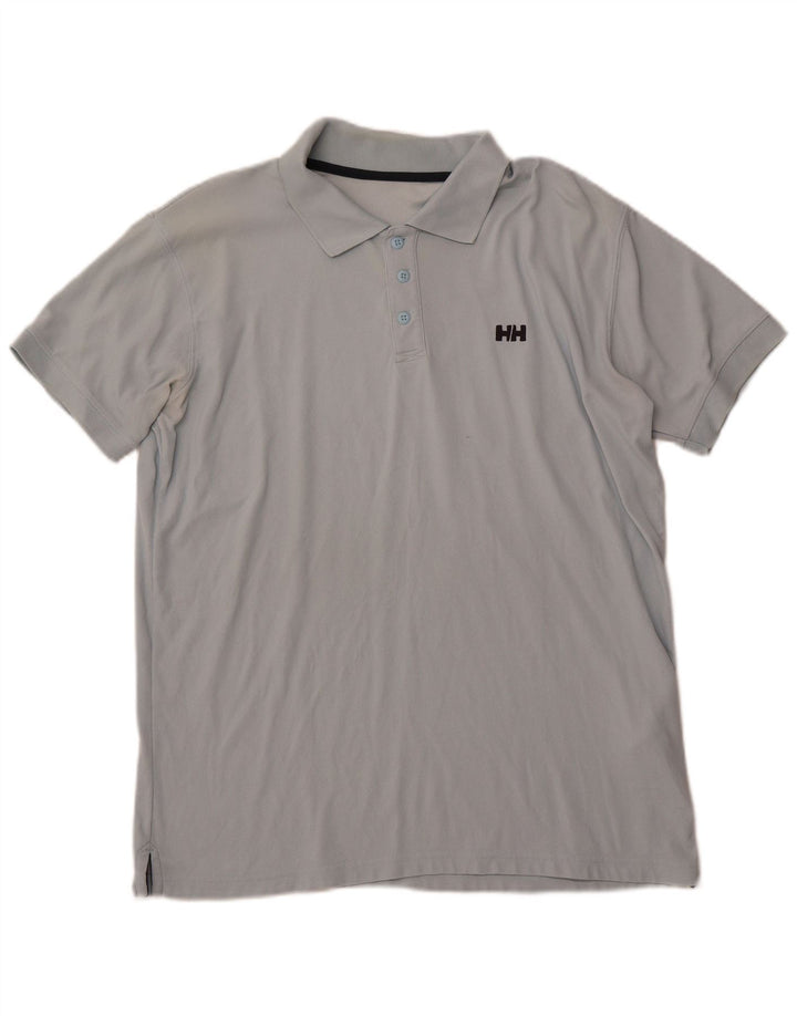 HELLY HANSEN Herre poloshirt Stor blå polyamid