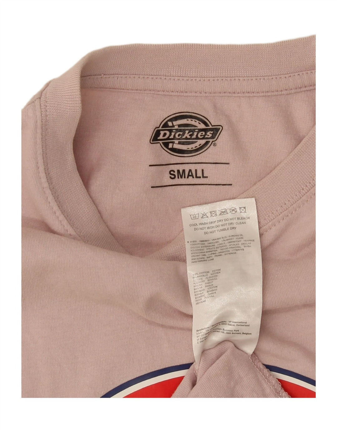 Dickies Herre grafisk T-shirt Top Lille Pink Bomuld