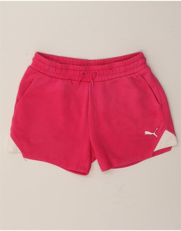 Puma Sportsshorts til piger 11-12 år Pink Colourblock