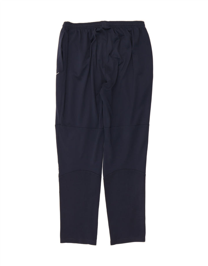 NIKE Mens Dri Fit Tracksuit Trousers Large  Navy Blue Polyester Vintage Nike and Second-Hand Nike from Messina Hembry 