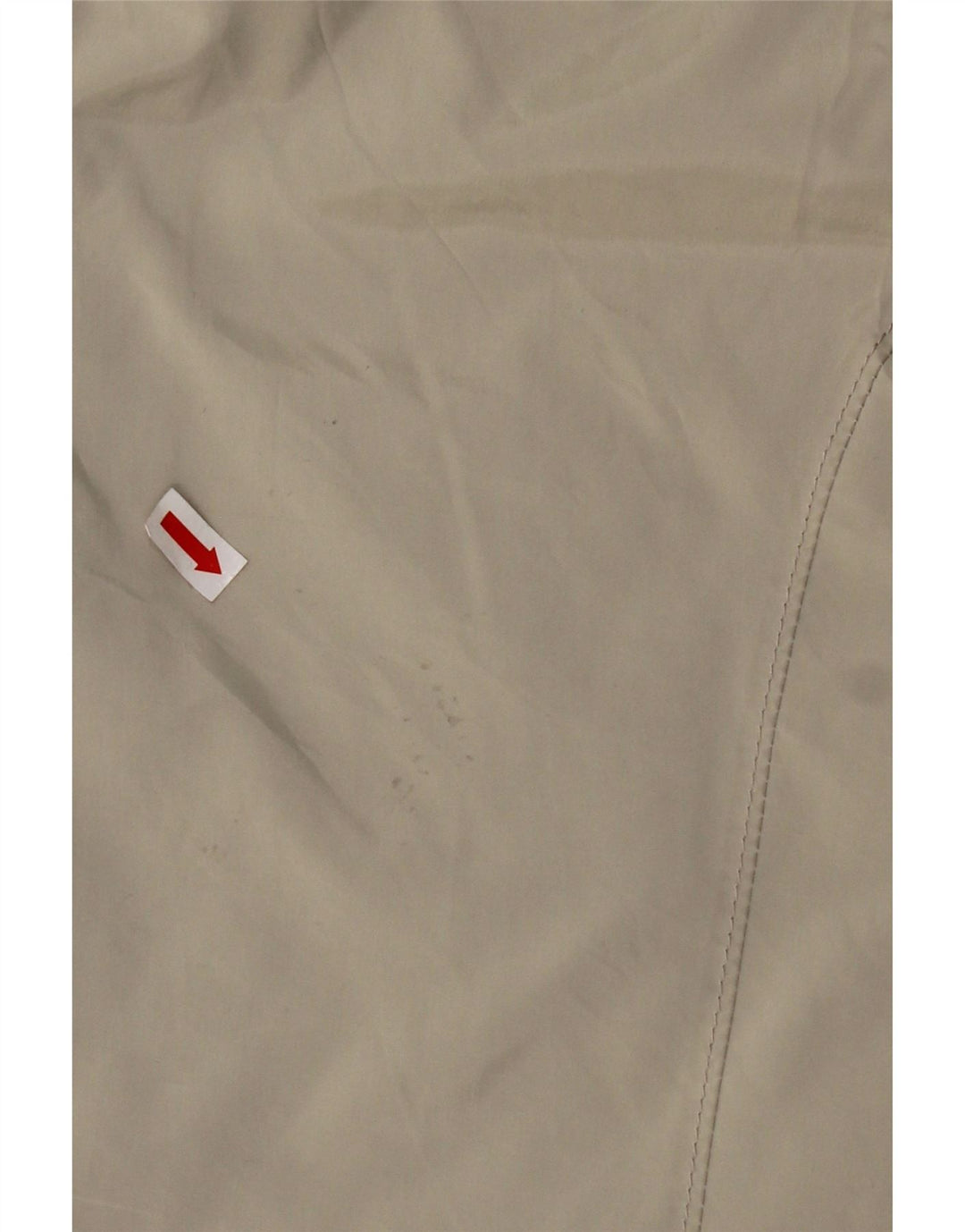 GEOX Womens Hooded Bomber Jacket UK 14 Large Beige Polyester