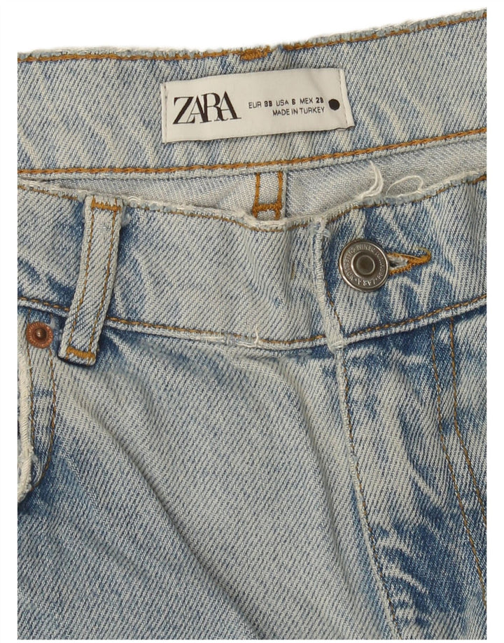 Zara Dame Løse Jeans EU 38 Small W28 L26 Blå