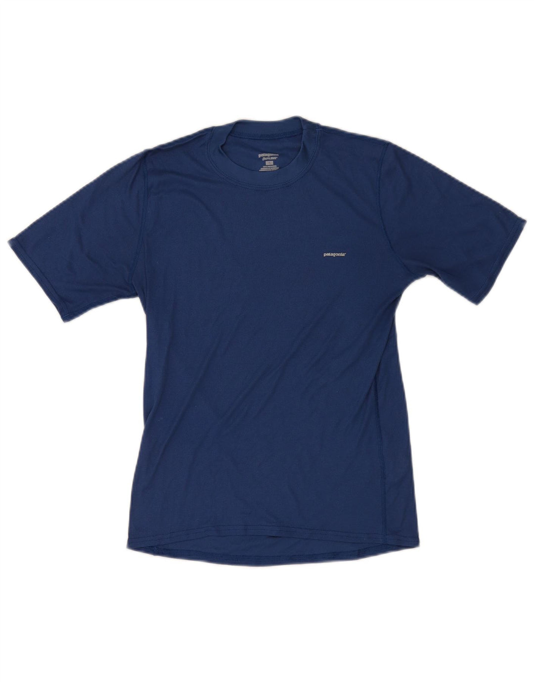 Patagonia Herre T-Shirt Top Lille Blå Polyester
