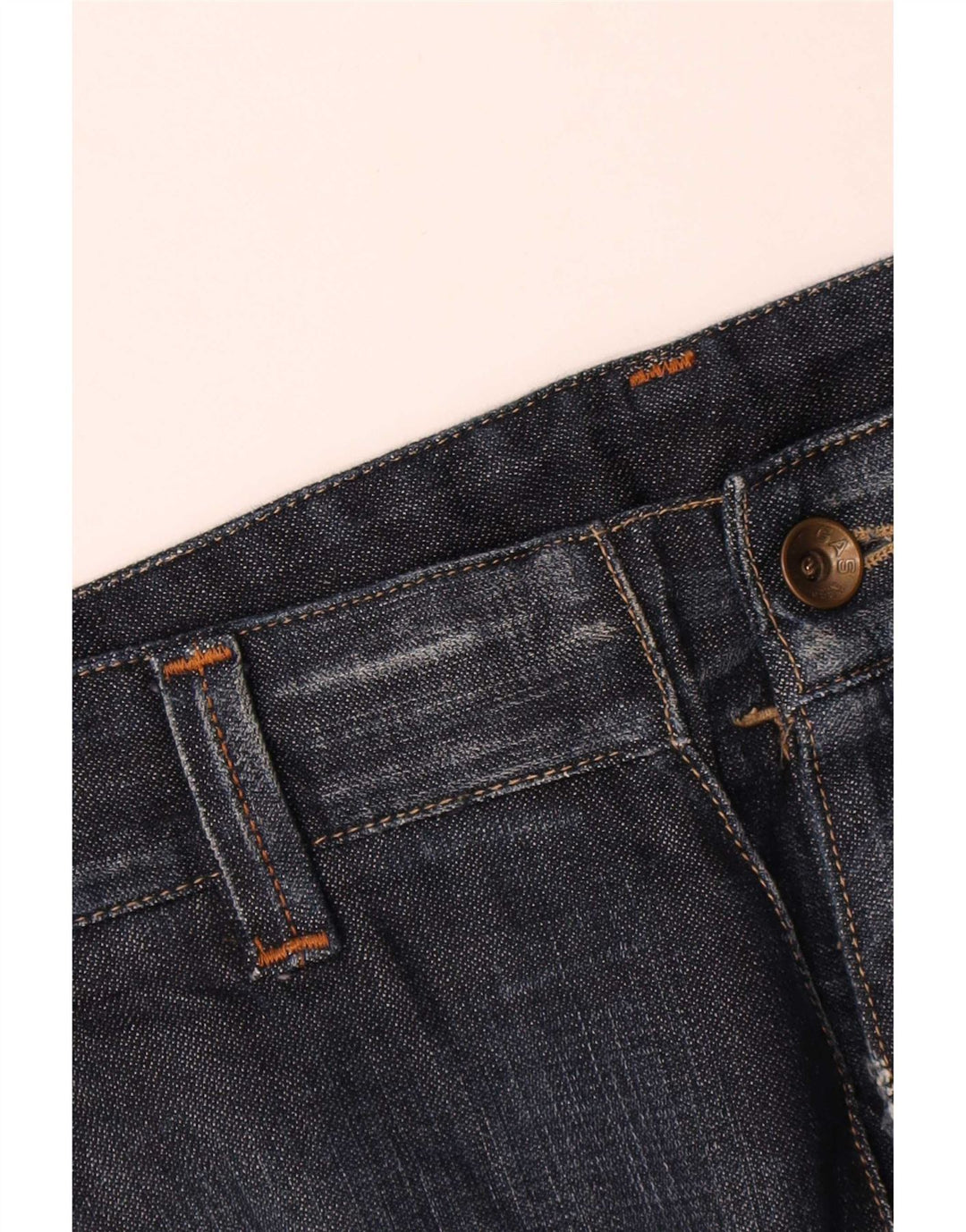 Gas Herre løse jeans W34 L34 Marineblå bomuld