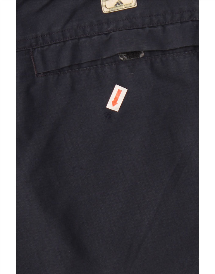 ADIDAS Mens Chino Shorts W34 Large  Navy Blue Polyester Vintage Adidas and Second-Hand Adidas from Messina Hembry 