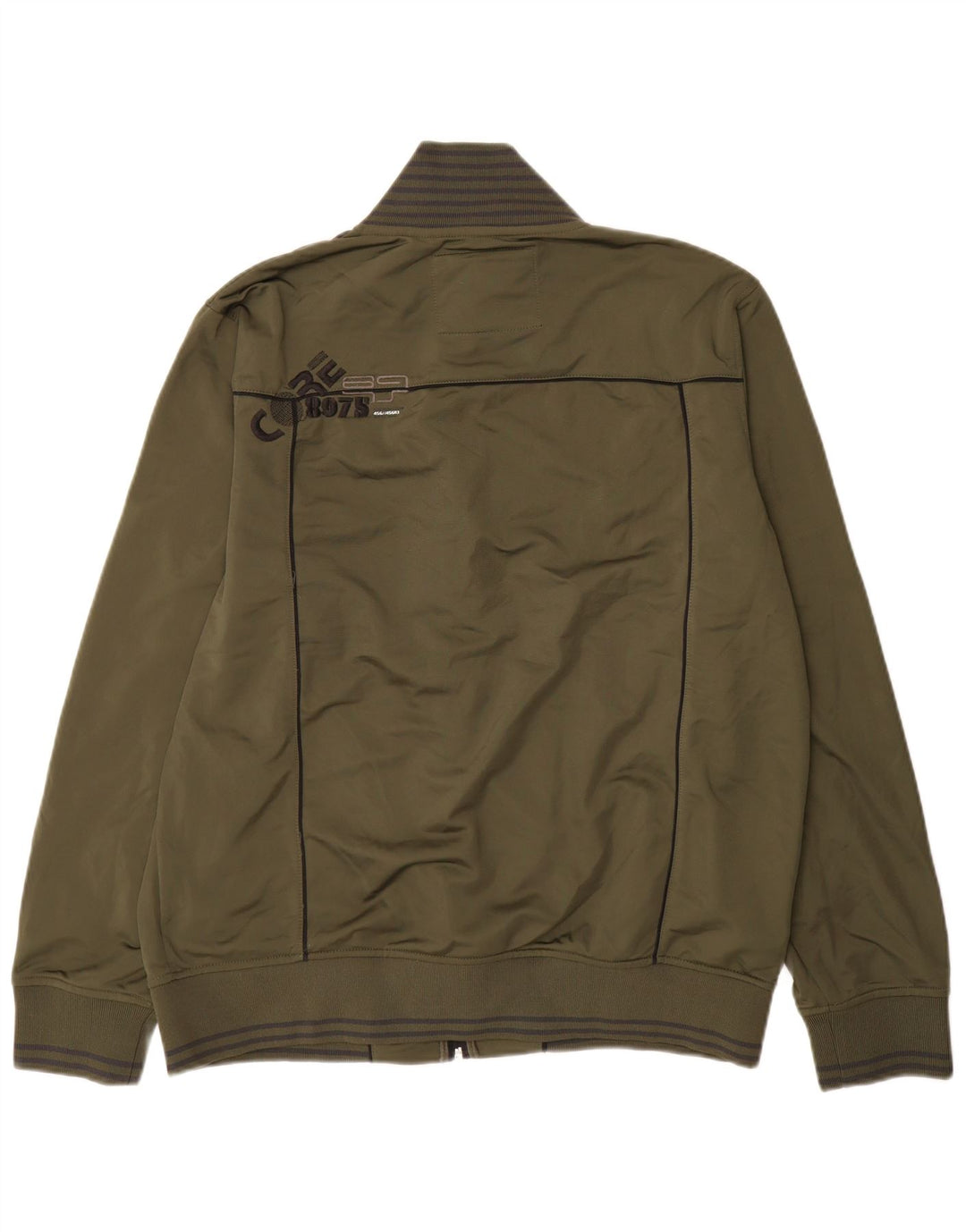 Jack & Jones Herre grafisk træningsdragt Topjakke 2XL Khaki Colourblock