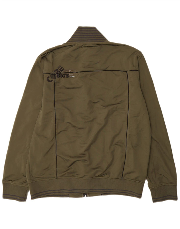 Jack & Jones Herre grafisk træningsdragt Topjakke 2XL Khaki Colourblock