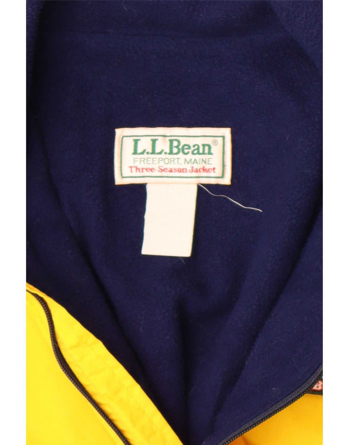 L.L.Bean Bomberjakke til mænd UK 42 XL Gul Colourblock