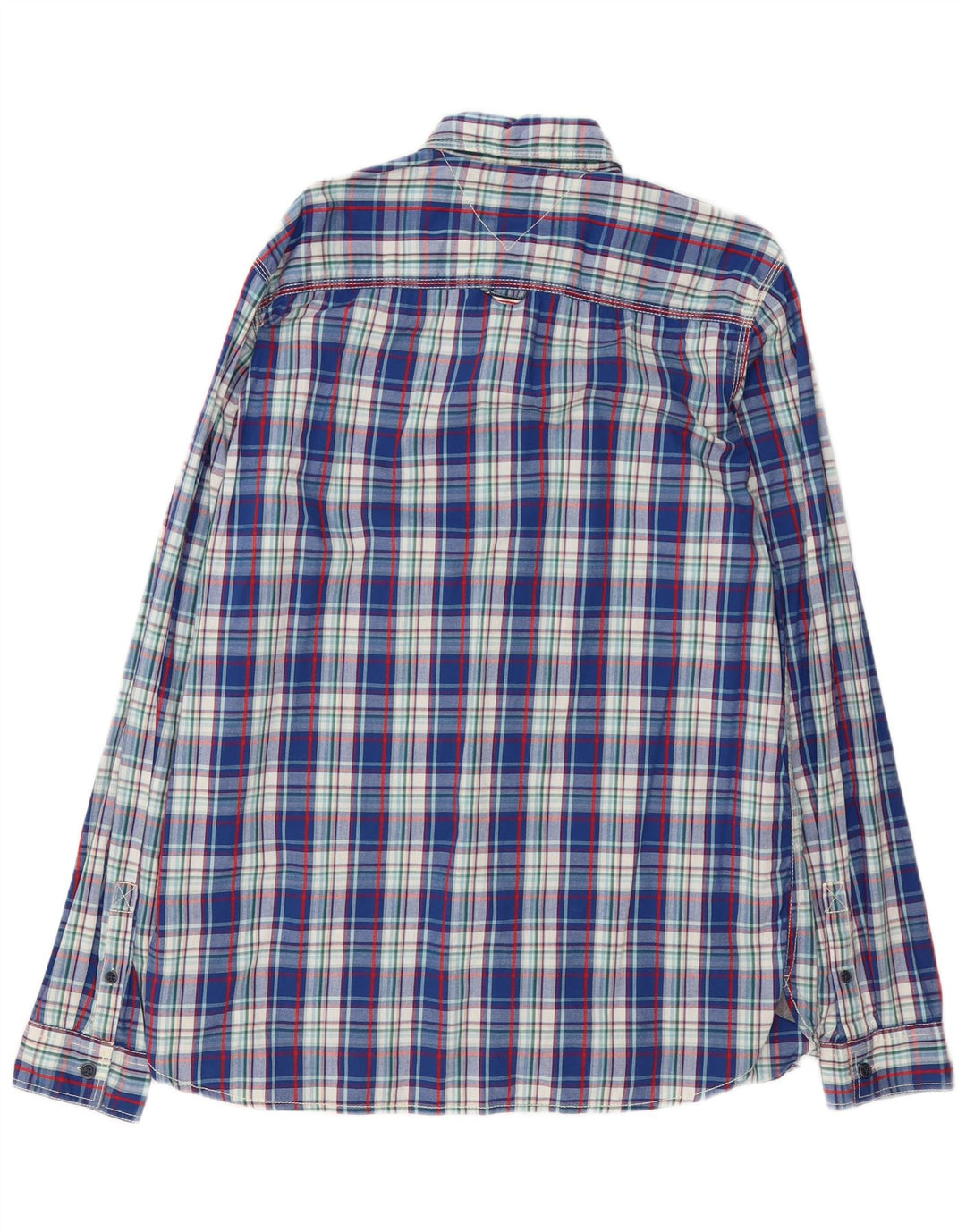 Tommy Hilfiger herreskjorte 2XL blå ternet bomuld