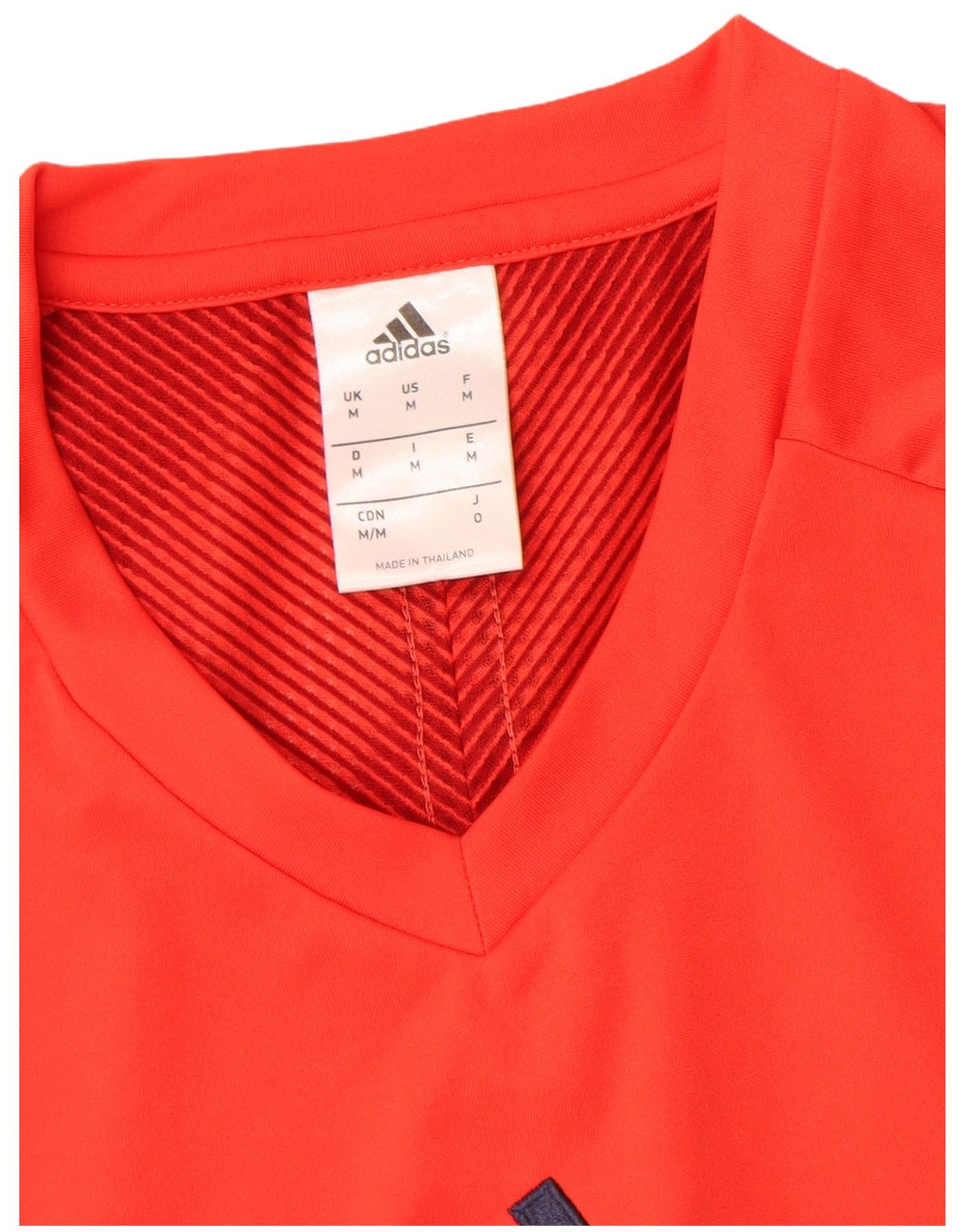 Adidas Herre Irish Clare Grafisk T-Shirt Top Medium Rød Polyester