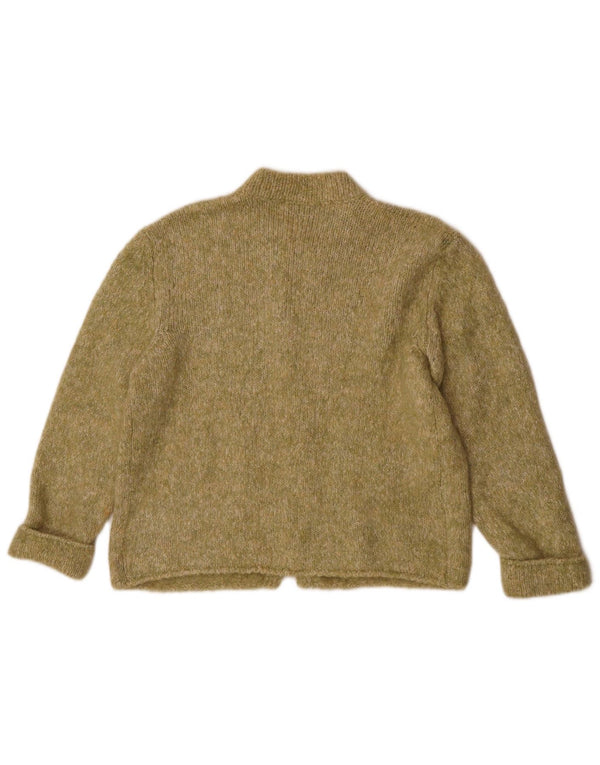 Marella Dame Cardigan Sweater UK 14 Large Green Mohair