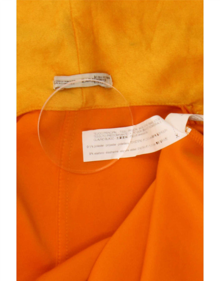 Zara Womens Open Overcoat UK 18 XL Gul Polyester