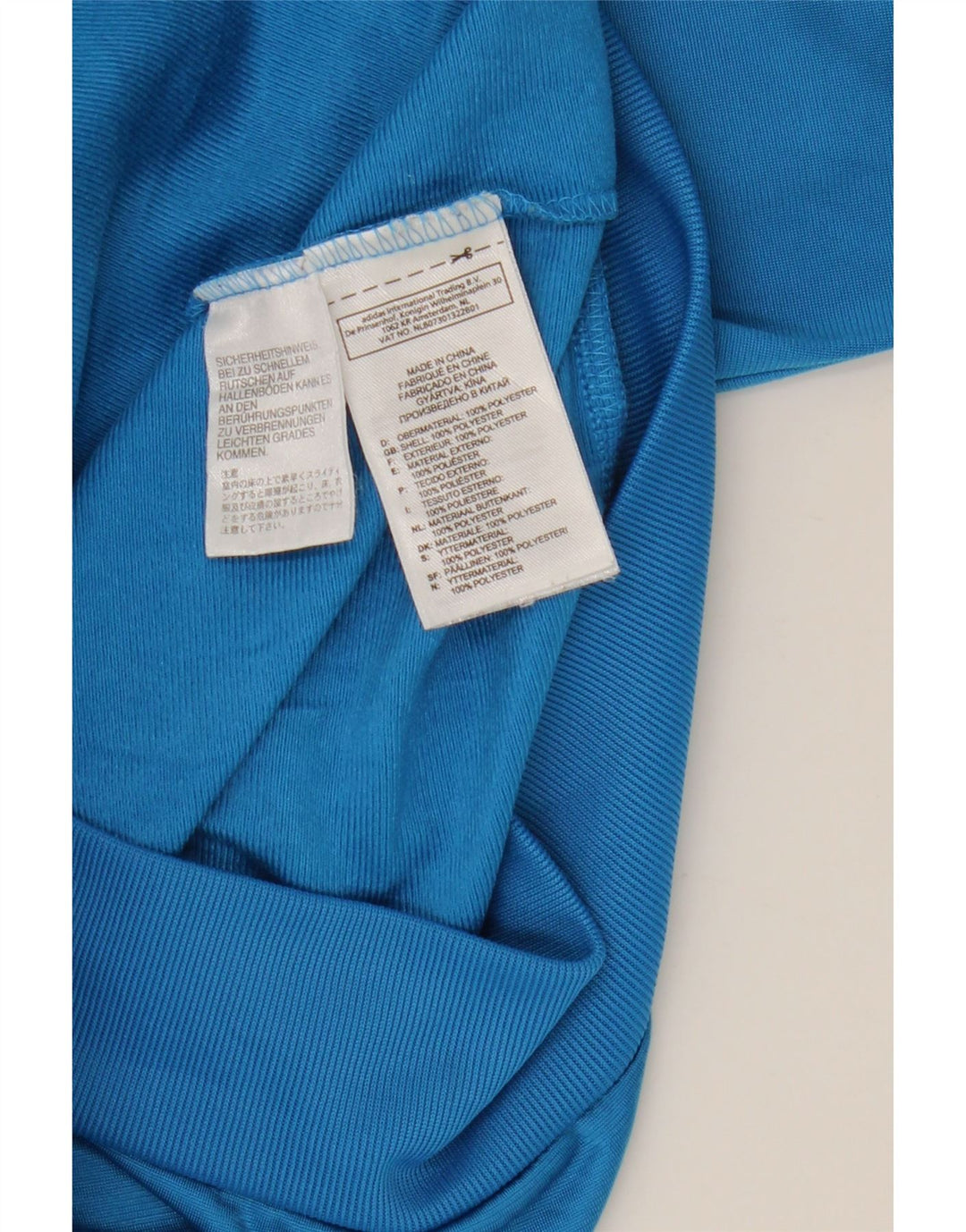 Adidas Træningsdragt til mænd Topjakke XS Blå Colourblock Polyester