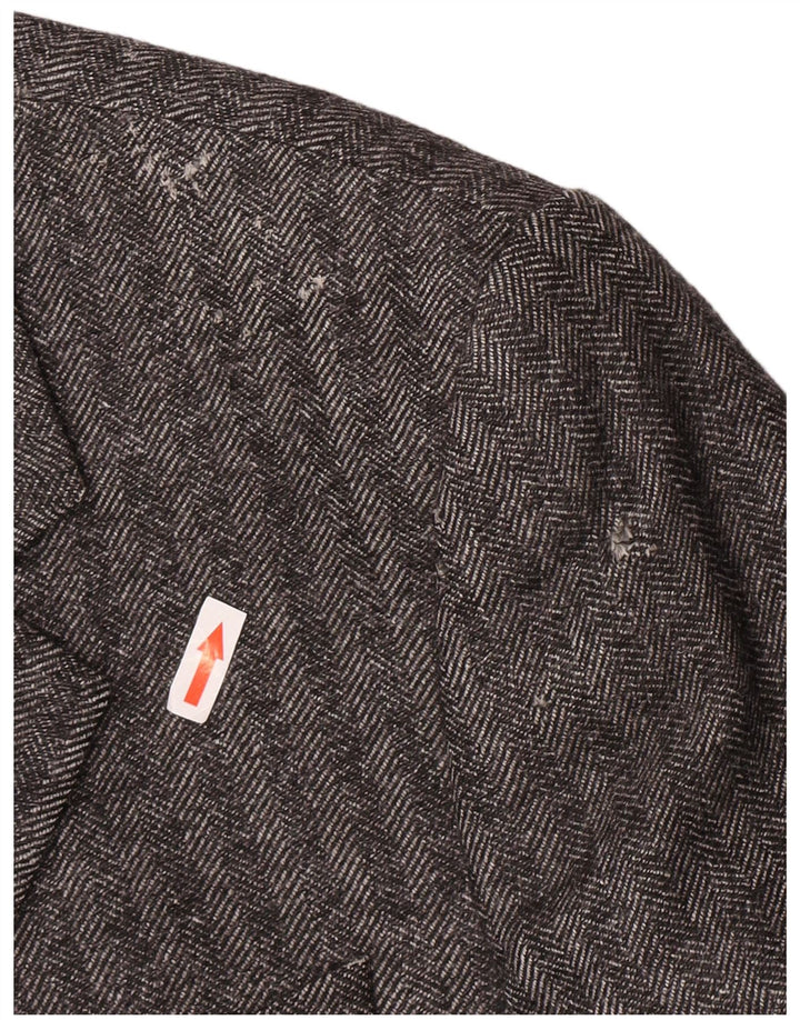 Armani Collezioni Herre 3-knaps blazerjakke IT 52 XL Grå sildeben