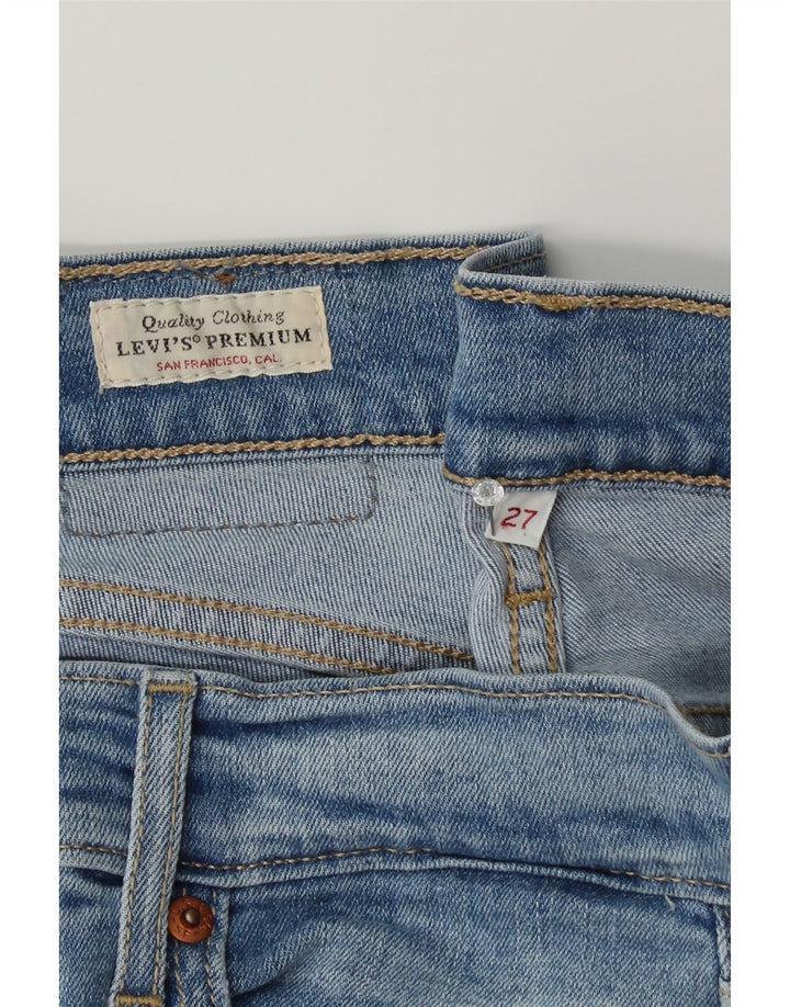 LEVI'S Womens Crop Straight Jeans W27 L26 Blue Vintage Levi's and Second-Hand Levi's from Messina Hembry 