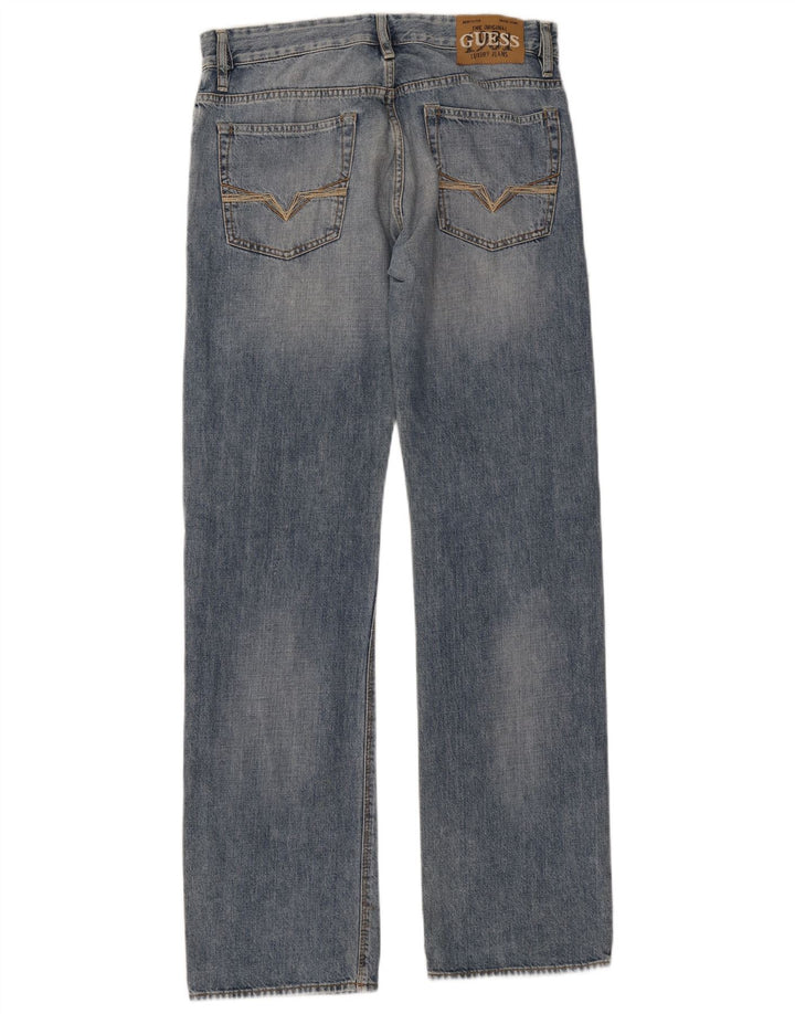 Guess lige damejeans W31 L34 blå bomuld