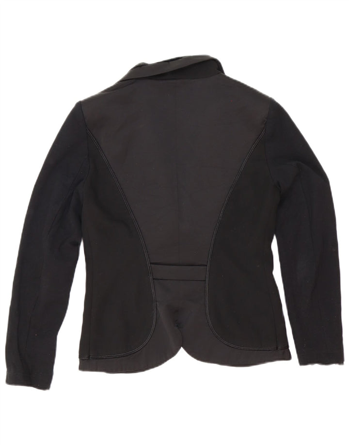 Roccobarocco Dame 2-knaps blazerjakke IT 42 Medium Sort Polyester