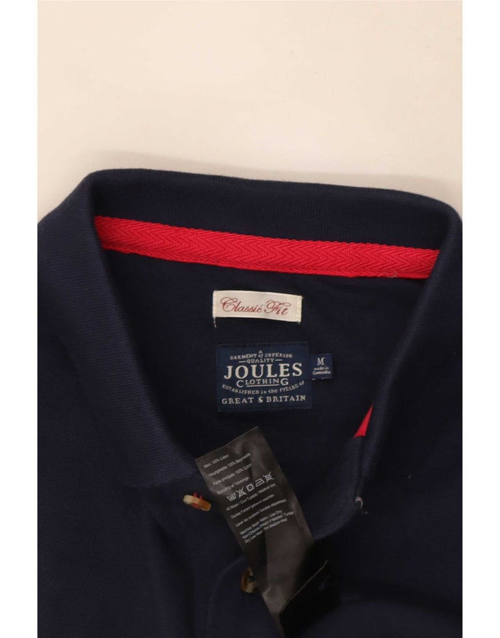 Joules herre klassisk pasform poloskjorte medium marineblå bomuld