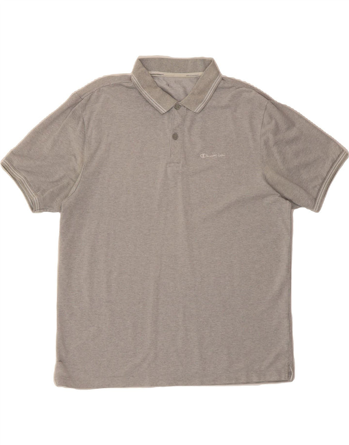 CHAMPION Mens Polo Shirt Medium Grey Vintage Champion and Second-Hand Champion from Messina Hembry 