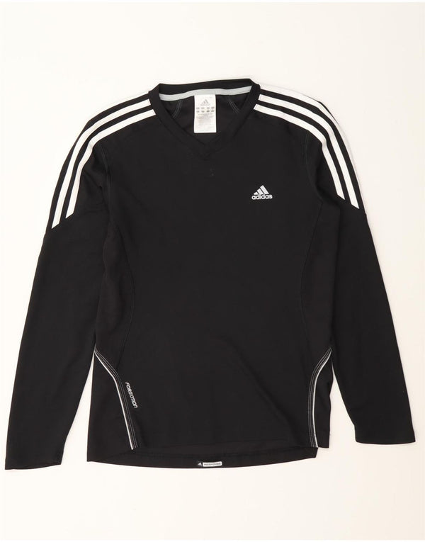 Adidas Womens Response Top Langærmet UK 12 Medium Sort Polyester