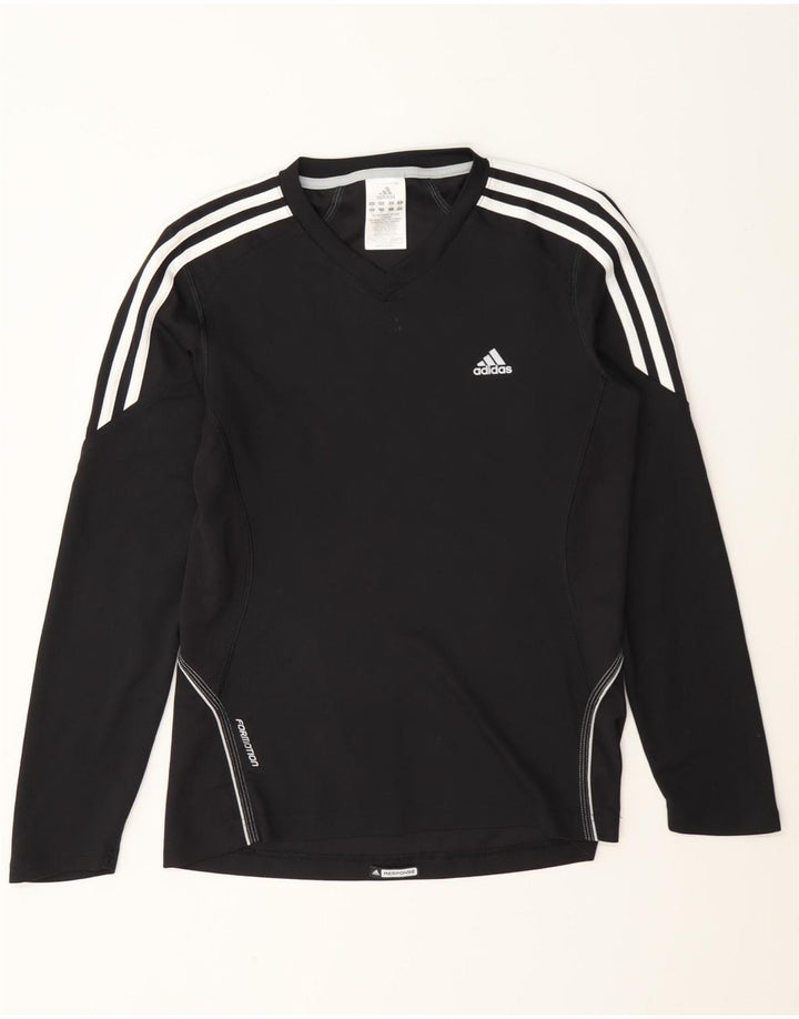Adidas Womens Response Top Langærmet UK 12 Medium Sort Polyester