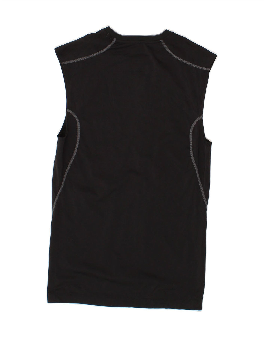 NIKE Womens Tight Fit Vest Top UK 12 Medium Black Polyester Vintage Nike and Second-Hand Nike from Messina Hembry 