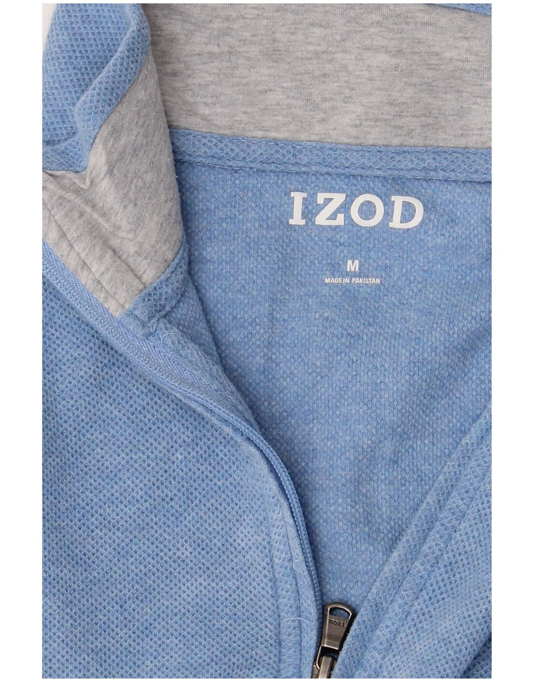 IZOD Sweatshirt med lynlås til kvinder UK 14 Medium Blue