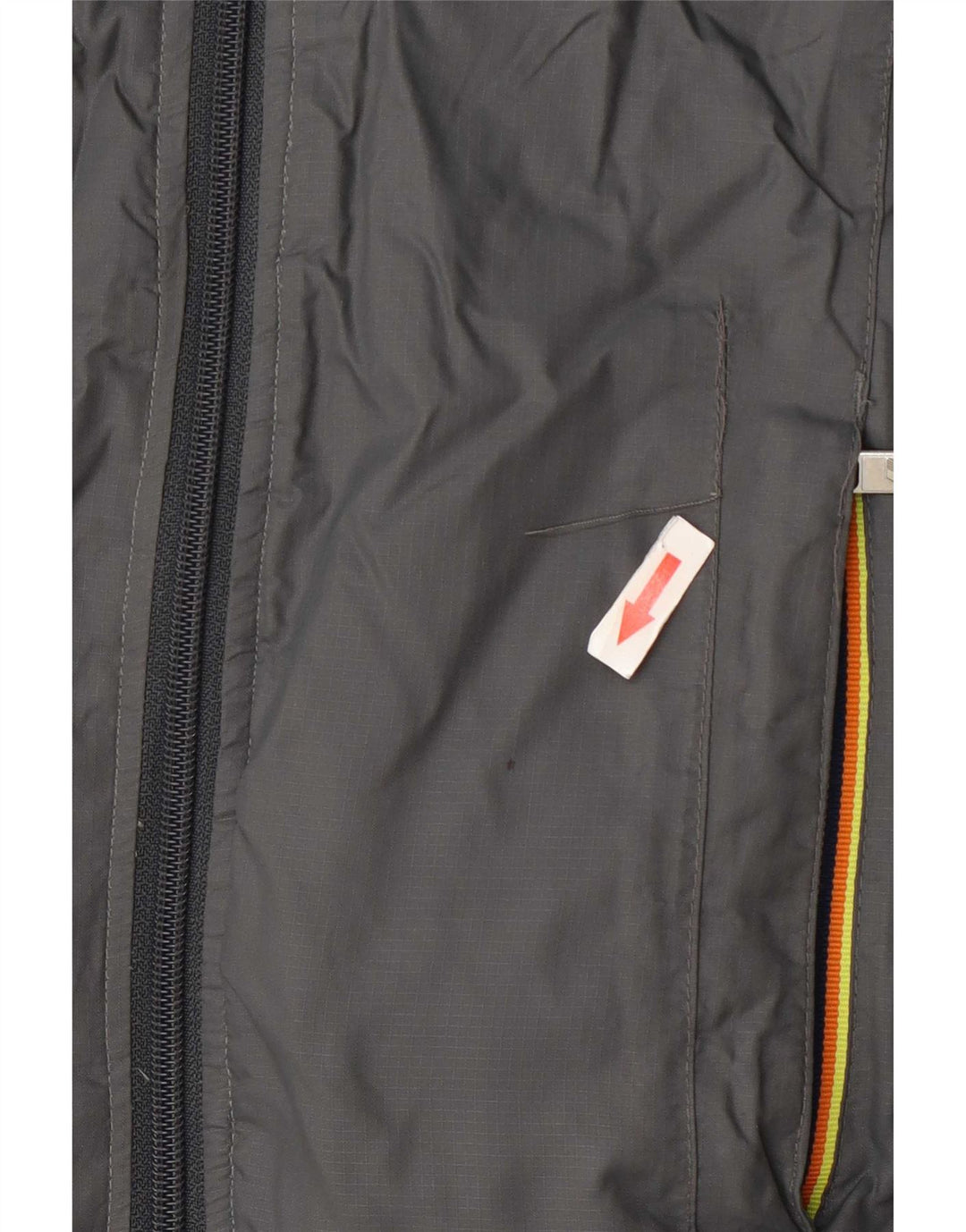 K-Way Dame Hooded Windbreaker Jacket UK 8 Small Grå Polyamid