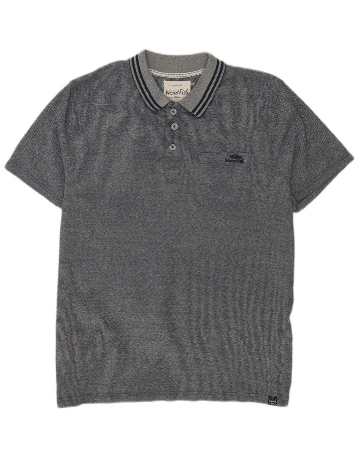 Weird Fish Herre Polo Shirt XL Grå Flecked Polyester