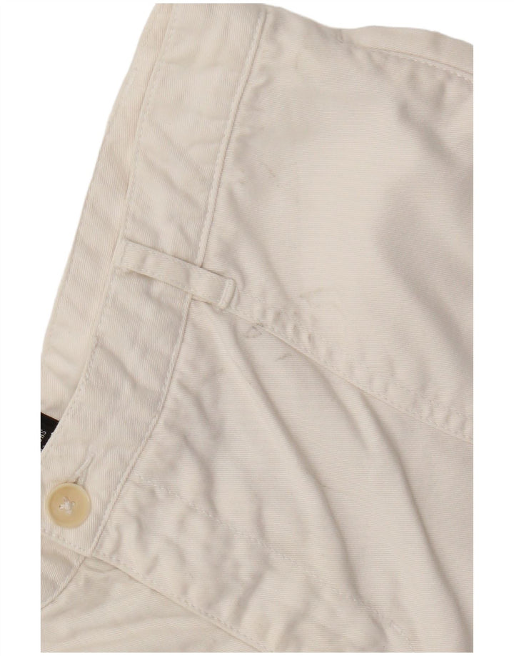 Calvin Klein Chino Shorts til kvinder US 6 Medium W28 Off White Bomuld
