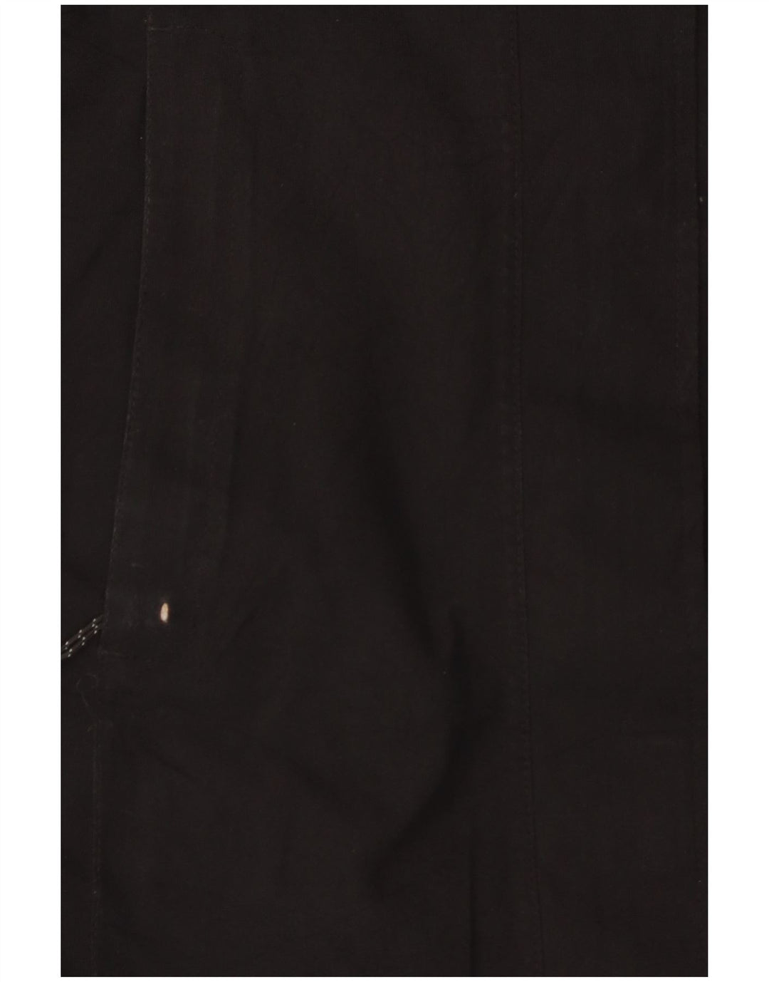 Eddie Bauer Dame Hooded Windbreaker Coat UK 6 XS Sort Polyester