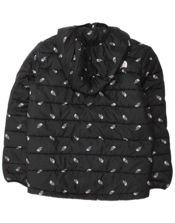 The North Face Boys Grafisk, hættepolstret jakke 9-10 år Medium Sort