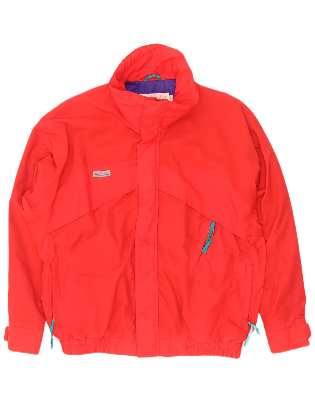 Columbia Herre Loose Fit Skijakke UK 40 Stor Rød Nylon