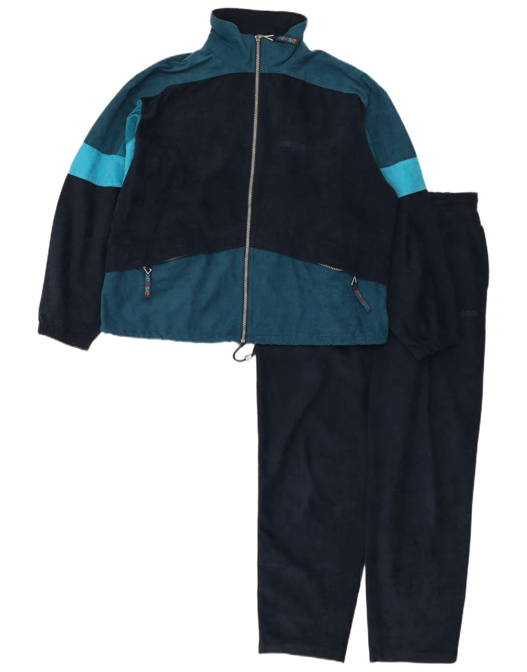 Aesse hel træningsdragt til kvinder IT 46 Small Navy Blue Colourblock Sports