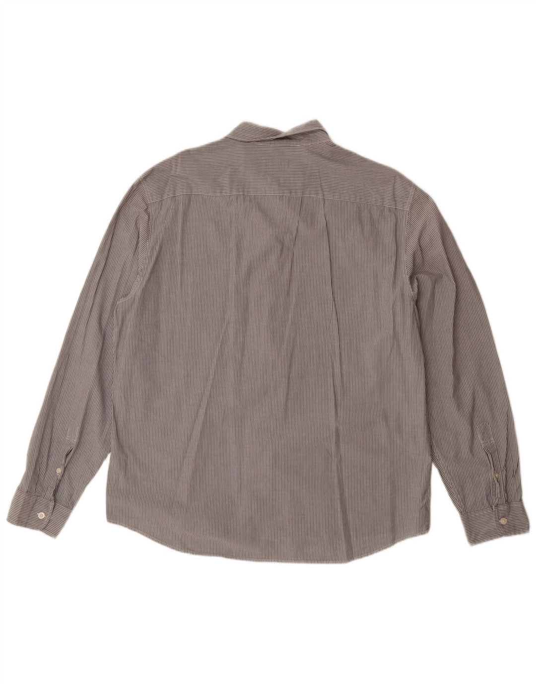 JACK WILLS Herre Slim Fit skjorte XL Grå nålestribet bomuld