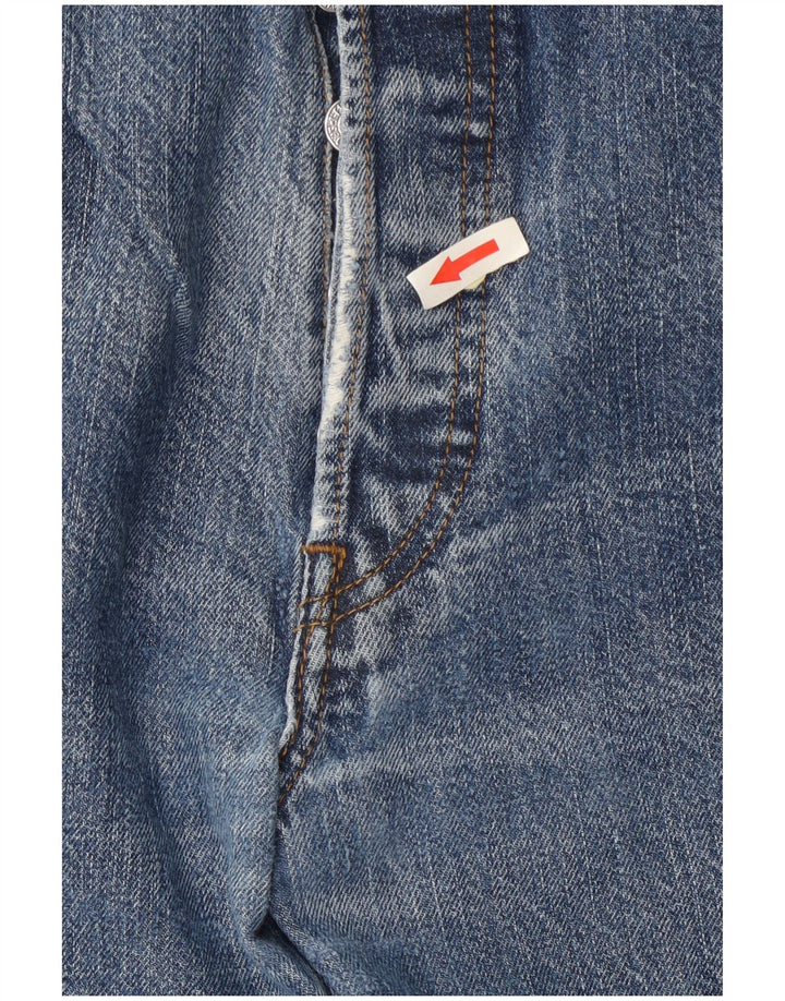 Levi's Herre 501 Straight Jeans W34 L30 Blå