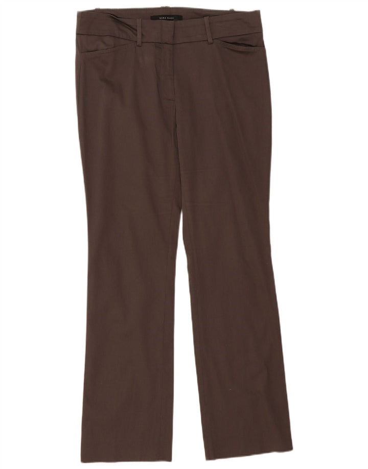 Zara Dame Bootcut Casual Bukser EU 40 Medium W30 L31 Grå Bomuld