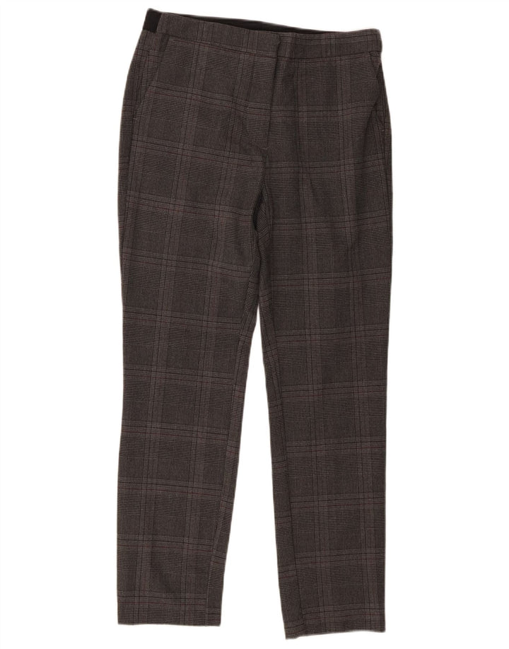 Zara Dame Slim Suit Bukser Medium W28 L27 Grå ternet