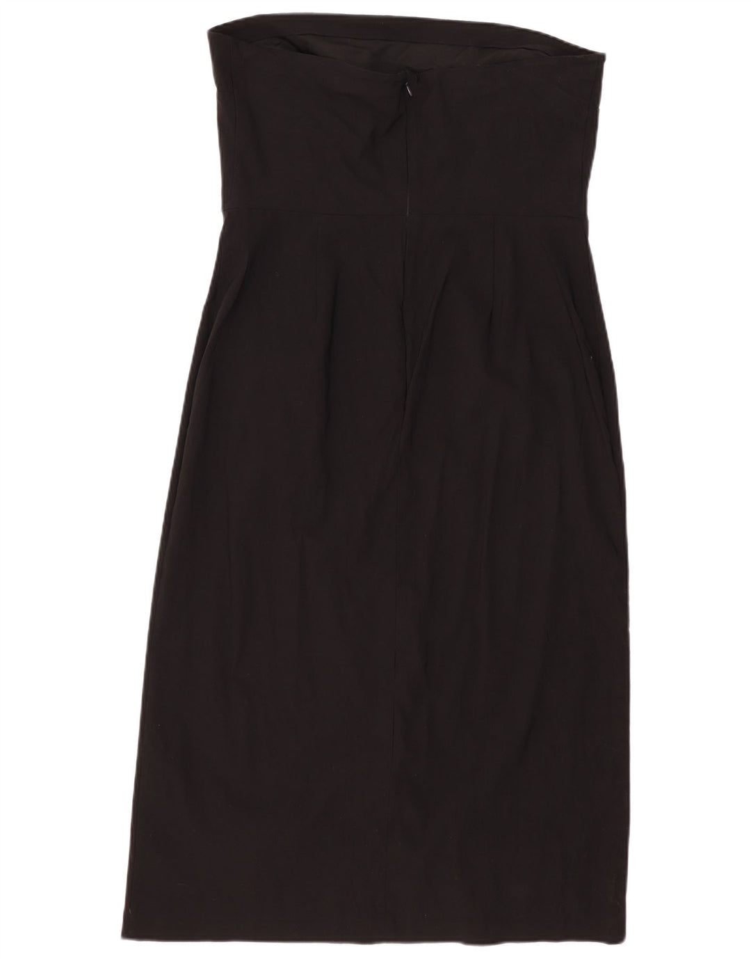 Marks & Spencer Dame Stropløs Kjole UK 18 XL Sort Viscose