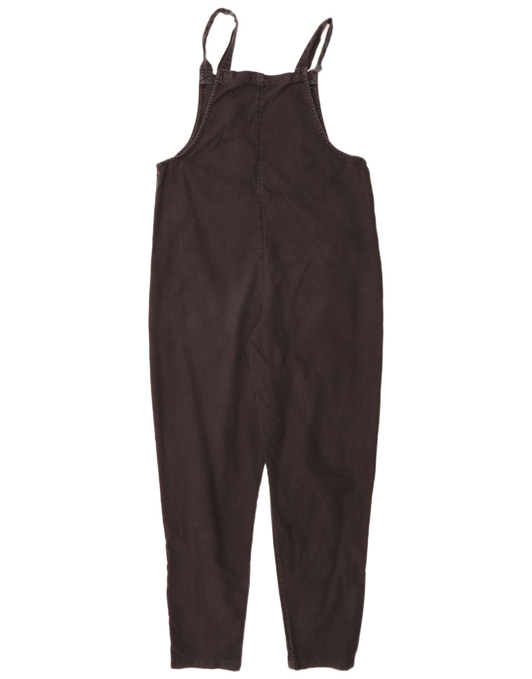 Lucy & Yak Dame Lang Dungaree Jumpsuit UK 12 Medium Sort Bomuld