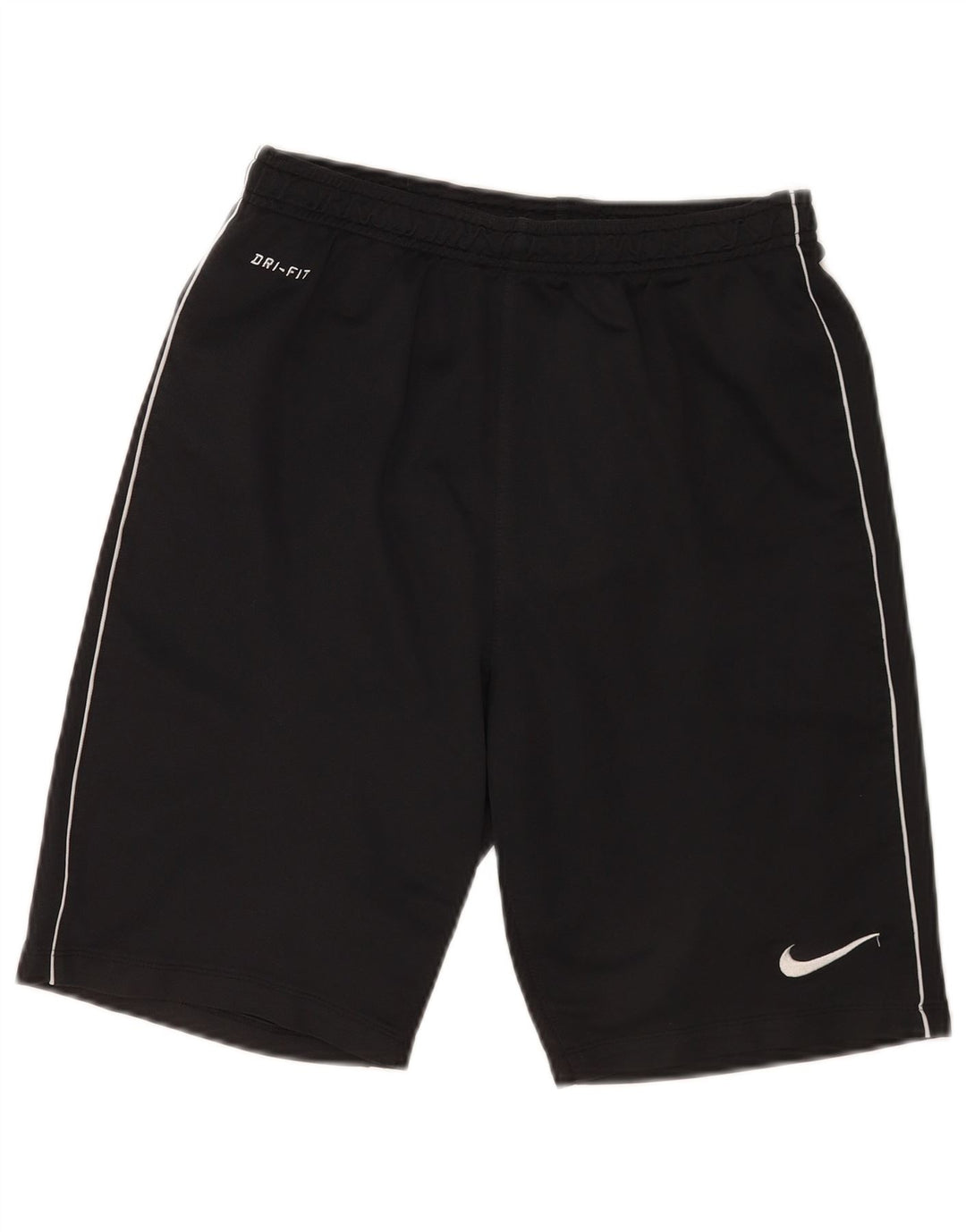 Nike Herre Graphic Regular Fit Sportshorts Små sorte polyestersports