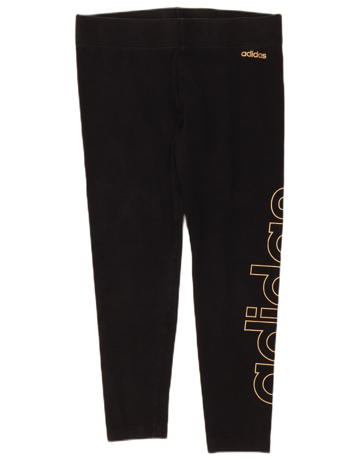 Adidas Graphic Leggings til kvinder UK 16/18 Large Black